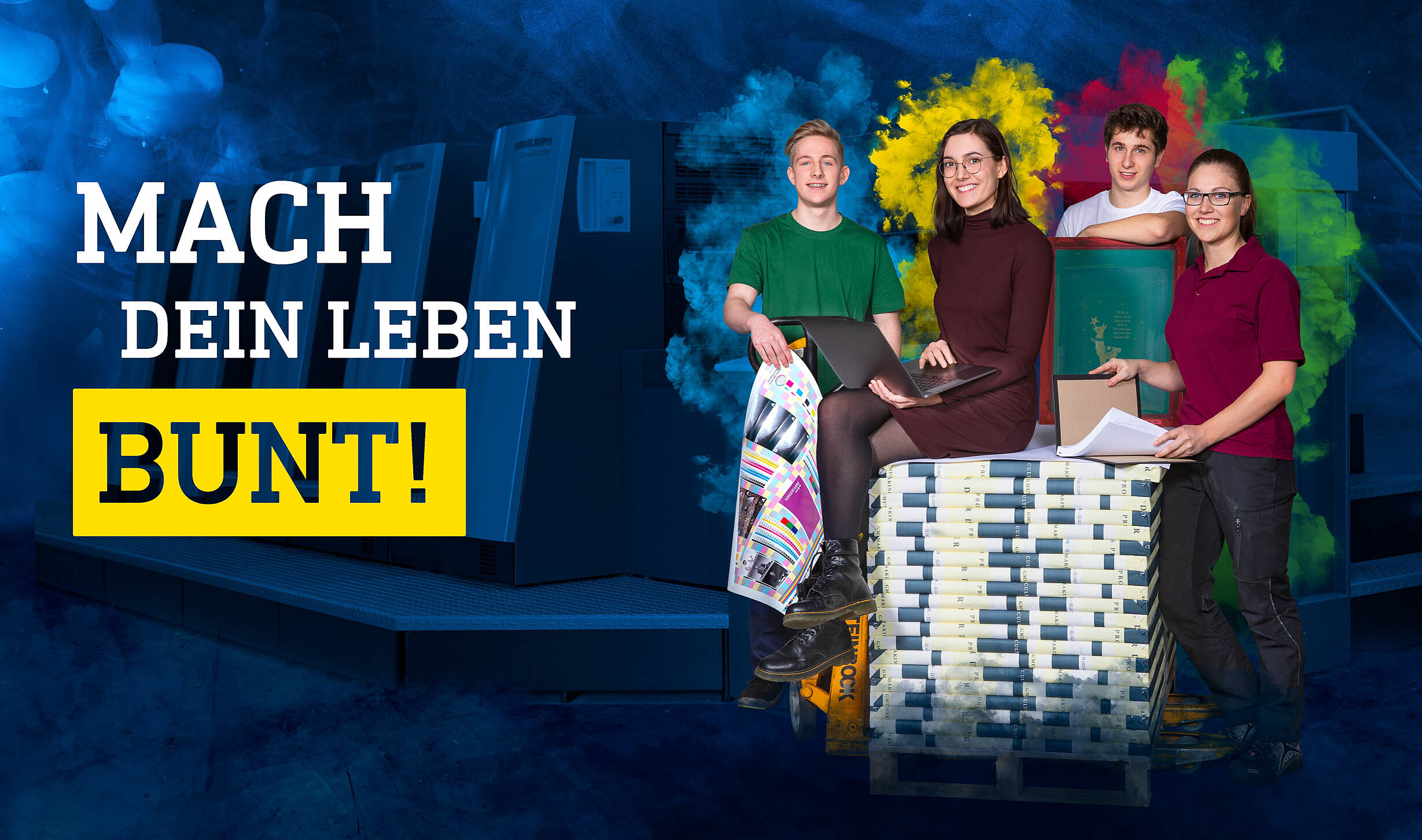 Auszubildende Medienberufe Mach dein Leben bunt!